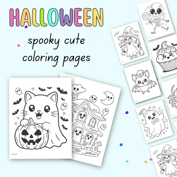 Halloween coloring page preview 1