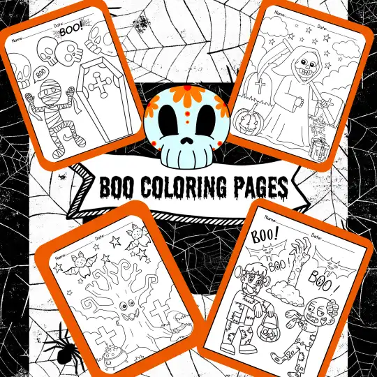 Halloween coloring page preview 7
